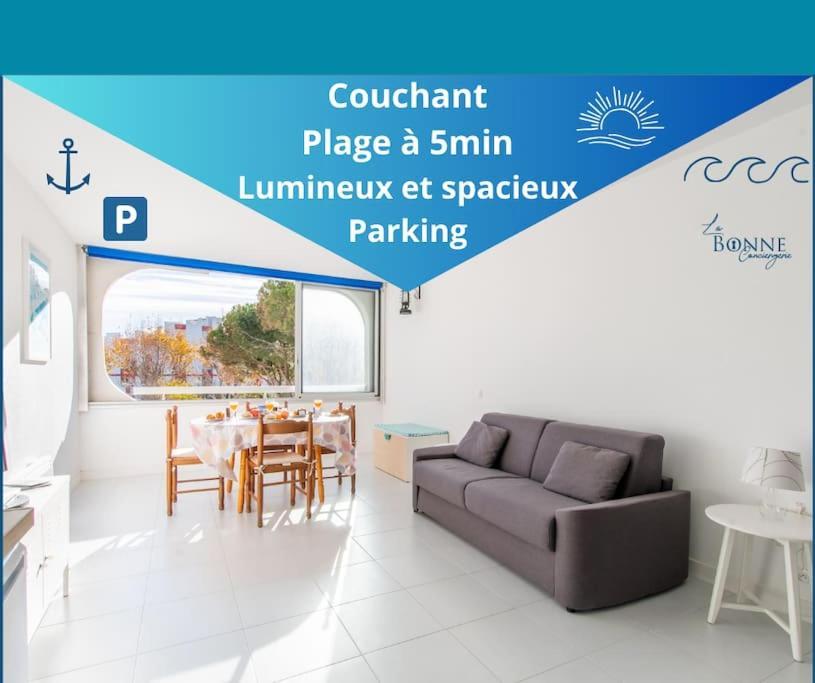 Les Marines De Haute Plage*Lumineux*Parking La Grande Motte Extérieur photo